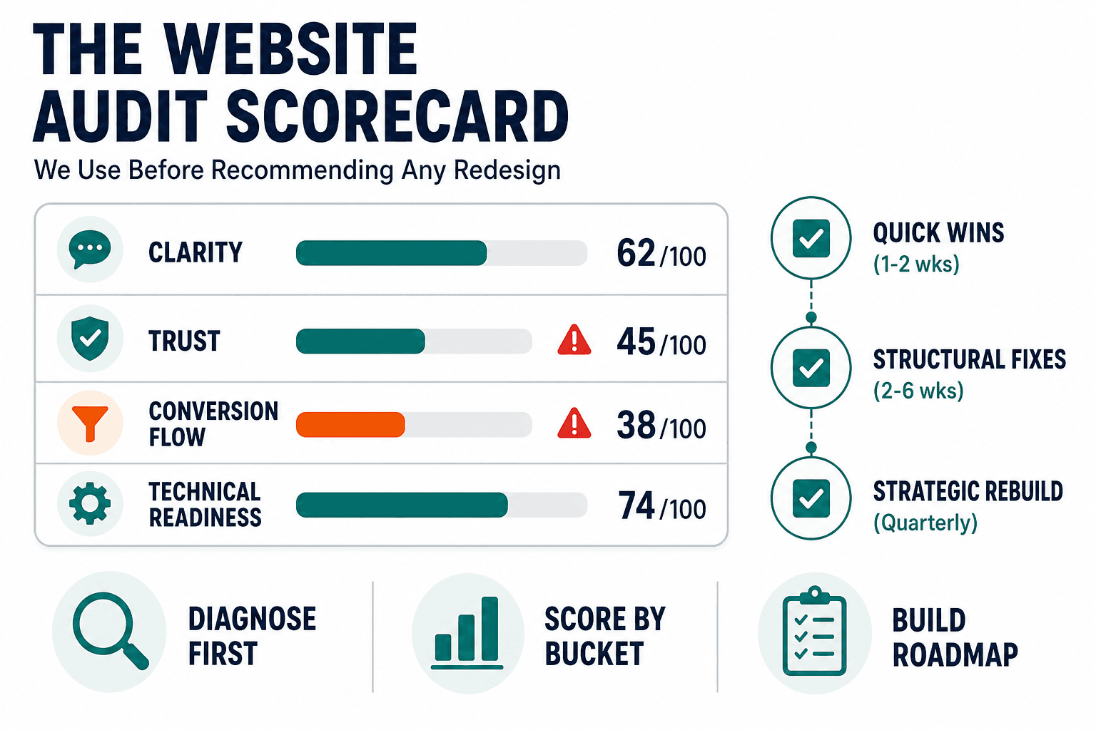 The Website Audit Scorecard We Use Before Recommending Any Redesign